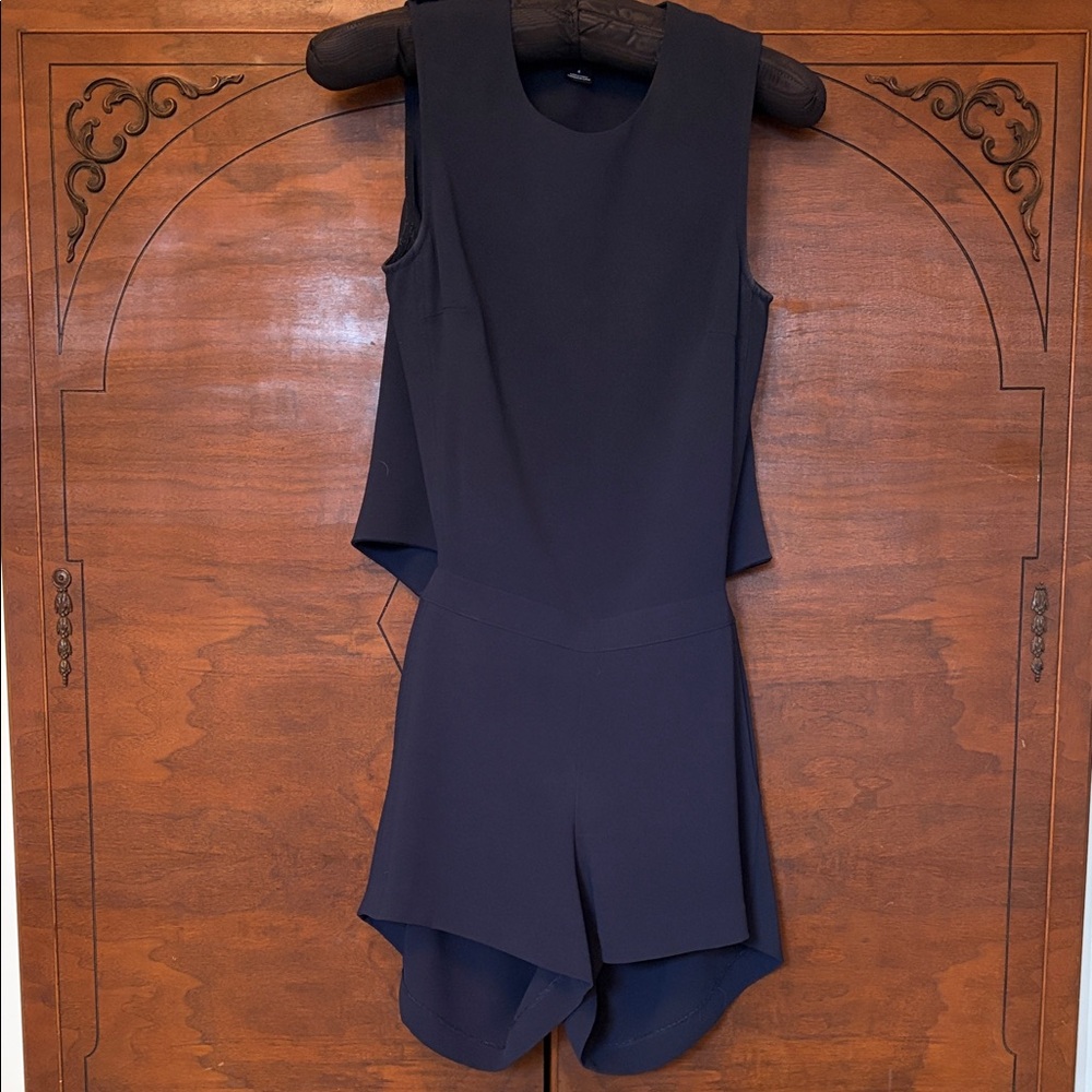Club Monaco Navy Romper Jumpsuit